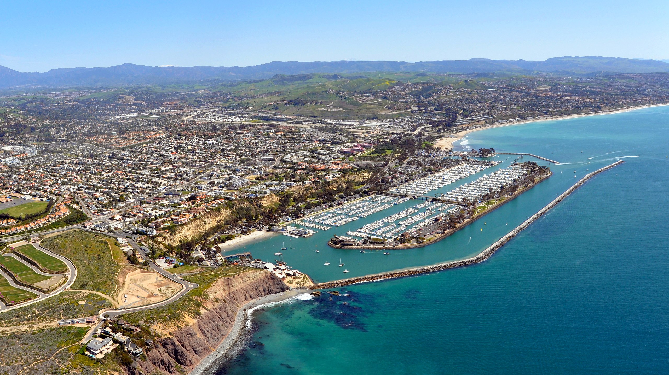 Una veduta di Dana Point