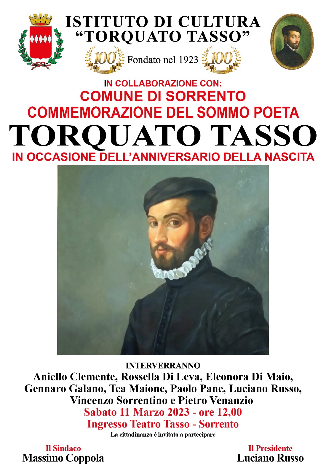La locandina dell'evento